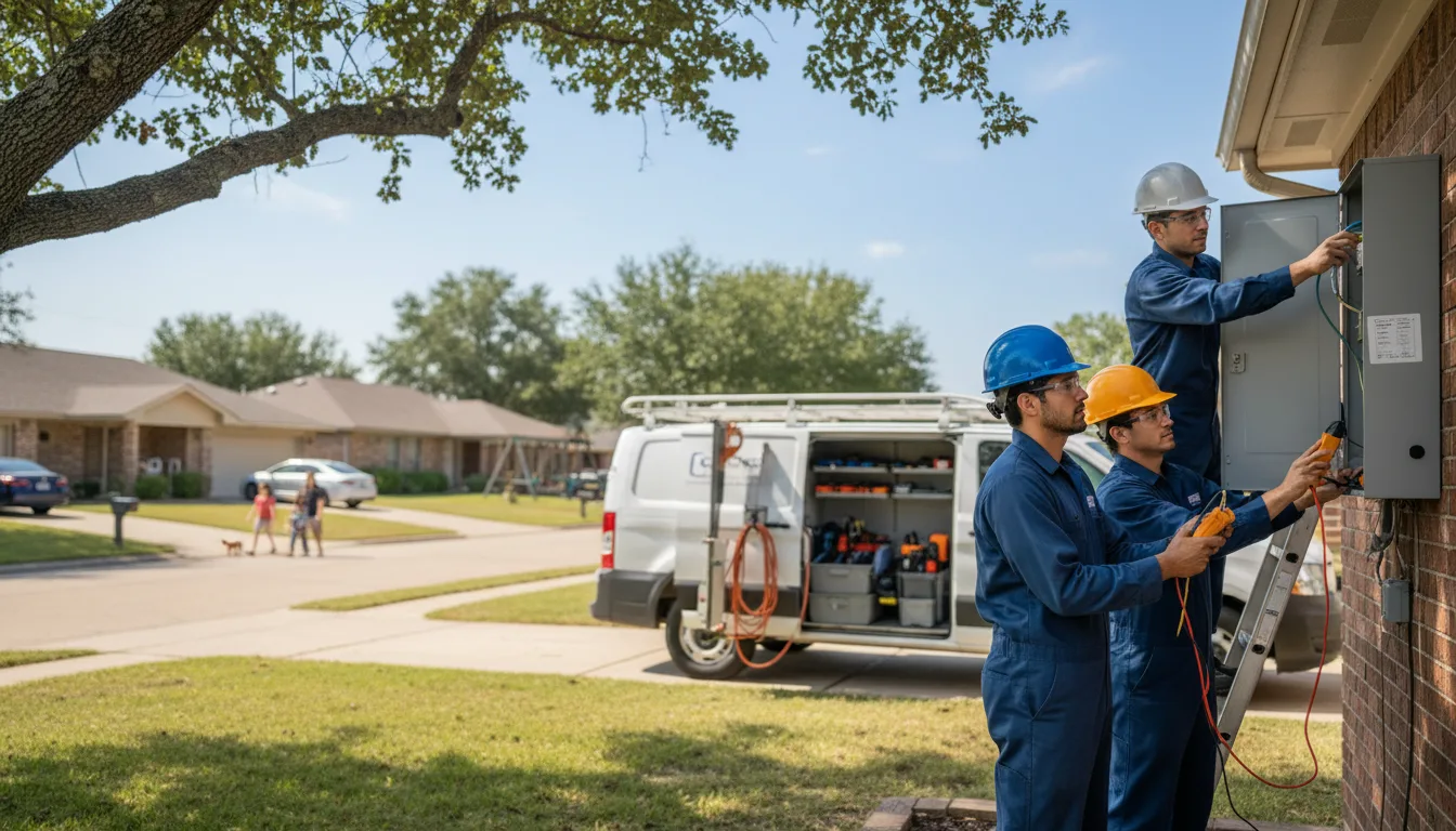 Certified electrician providing emergency electrical services in Virden, IL